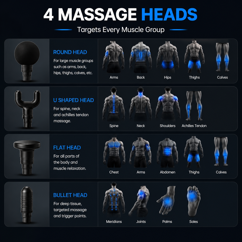 StepX™ Deep Tissue Relief Massage Gun